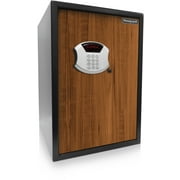 Digital Security Safe with Depository Slot and Faux Wood Door Panel, Amber, 2.87 cu ft