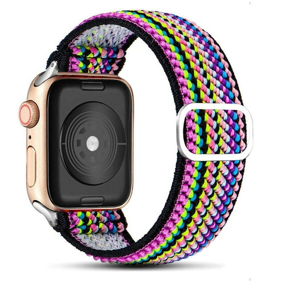 LEIXIUER (1Pack/4Pack) Solo Loop Band for Apple Watch Bands 45mm 40mm 38mm 44mm 49mm 42mm 41mm Elastic Adjustable Nylon Sport Scrunchie Strap Accessories for iWatch Series Ultra 8 7 6 5 4 3 2 1