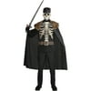 Party City Dark King Halloween Costume for Men, Standard Size, Includes Printed Shirt, Mask with Crown and Cape