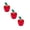 Red*3, variant on Z52LingLing Decoration Large-Sized Apple-Shaped Gift Box – Realistic Red Apple Design for Gifting Candies, Toys, and Small Presents