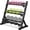36 inch, variant on 3-Tier Adjustable Dumbbell Weight Rack, Heavy Duty Steel Stand Only for Home Gym, Black