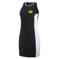 thumbnail image 2 of Women's WEAR by Erin Andrews Black Michigan Wolverines Bodyframing Tank Dress, 2 of 4