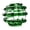 green, variant on Hand Blown Clear Glass Flower Frog Vase, Spiral Single Stem Floral Arrangement Holder for Home Office