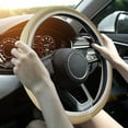 thumbnail image 5 of Universal Steering Wheel Cover Enhanced Grip Control with Secure Fiber Leather Installation for Superior Driving Comfort, 5 of 7