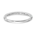 thumbnail image 5 of Solid 14K White Gold Diamond Wedding Band Ring Size 5 (.144 cttw.), 5 of 8