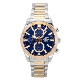 Casio Men's Edifice EF558D-7AV White Stainless-Steel Quartz
