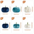 thumbnail image 3 of yuksok 12 Pieces Small Mini Velvet Pumpkins Artificial Pumpkins Decorative Pumpkins for, 3 of 5