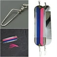 thumbnail image 6 of BLEEUS Trolling Fishing Diving Flash Board Salmon Fishing Flasher Bait Flasher Fishing supplies （Silver）, 6 of 9