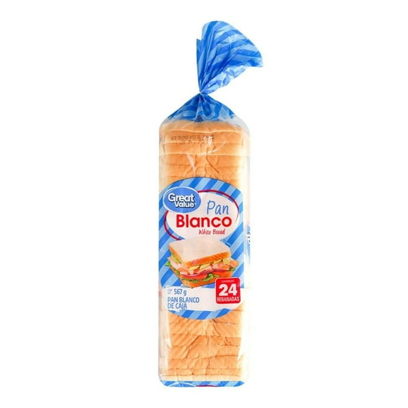 Pan blanco Great Value 567 g