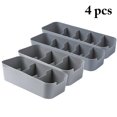 thumbnail image 2 of Drawer Organizer Tray Divided: 4PCS Cute Drawer Tray Divider Underwear Organizer, 2 of 10