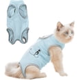 thumbnail image 1 of Traje de recuperación para gatos, cirugía para mascotas, rehabilitación, destete, ropa antilamido, esterilización para mascotas, bata quirúrgica, ropa fisiológica (M), 1 of 4