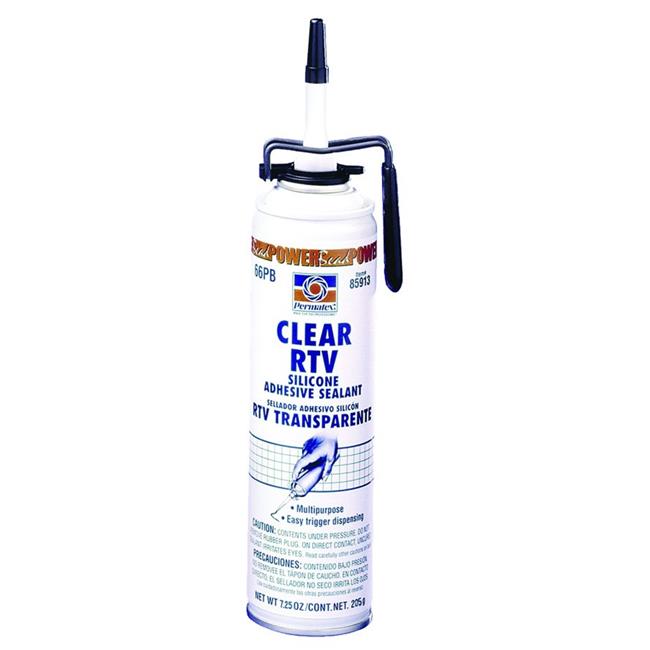 Permatex 66 Clear Silicone Adhesive Sealant 11 Oz
