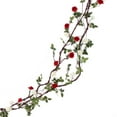 thumbnail image 4 of Ipopu 118" Rose Artificial Withered Vine - 16 Flowers, Silk/Plastic/Iron Wire, for Wedding, Outdoor, Plant Wall, 4 of 6