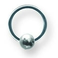 thumbnail image 2 of Designer Stainless Steel Sgss Captive 18G (1Mm) 5/16 (8Mm) Dia 3Mm Gap W 4Mm Ball Made In China -Jewelry By Sweet Pea Creations, 2 of 2