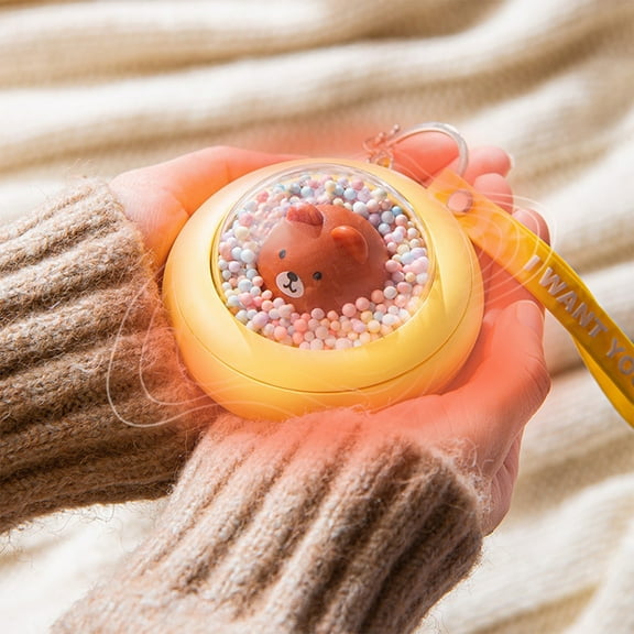 Hand Warmer under $5! CQCYD USB Hand Warmer, Rechargeable Portable Heating Pad, Dual Use Power Bank Warmers, Cute Mini Hand Warmer for Winter, Gift for Boys Girls