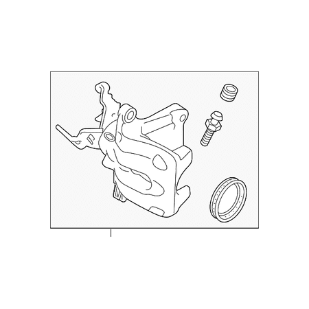 Genuine OE Volkswagen Caliper - 3Q0-615-423