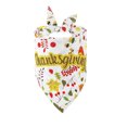 thumbnail image 1 of TIELUTT Thanksgiving Dog Bandana Fall Pet Scarf Adjustable Pumpkin Turkey Maple Leaf Triangle Bib Thanksgiving Clothing Clothing Dog Chain with Name Dog Custom Reflective Dog Color for Dogs Boy Dog L, 1 of 8