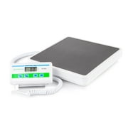 Medical Heavy Weight Floor Scale: Digital Easy Read and High Capacity Health, Fitness and Physician Portable Scale with Battery and AC Adapter - Pound and Kilogram Settings - 550 lb / 249 Kg Limit