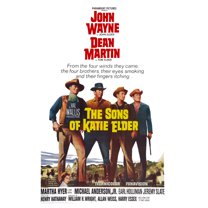Sons Of Katie Elder Movie Poster Metal Print 12"x16" 12x16 Square Adults Z Posters