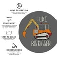 thumbnail image 4 of Balery 6 Pcs I Like Big Diggerleather Coasters Set, Drink Table Cup Coasters For Living Room Kitchen Coffee Decor, 4 of 9