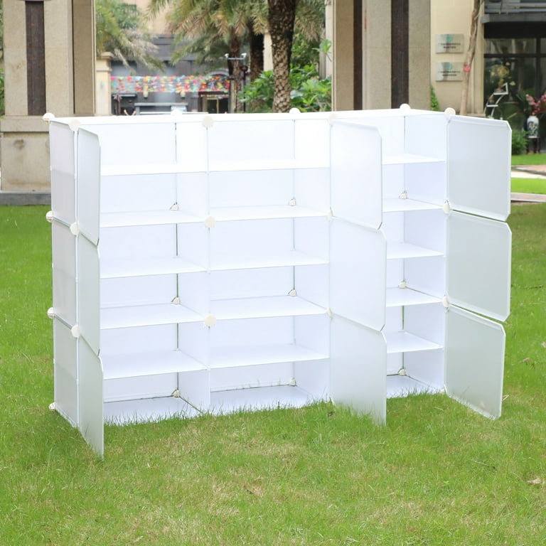 Multi-cube Shoe Cabinet Modular Home DIY Boots Storage Organizer