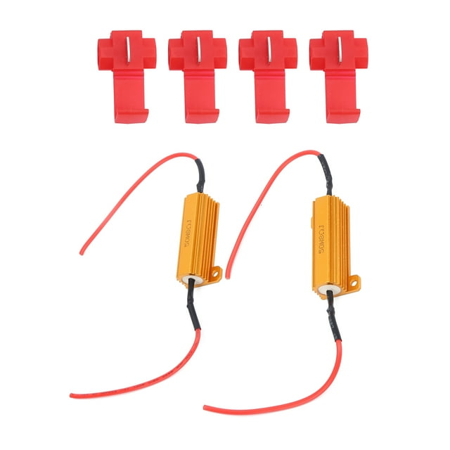 Decodificador sin errores, 2 decodificadores LED de 50 W, cancelador antiparpadeo, resistencia antiparpadeo, tecnología avanzada
