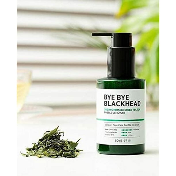SOME BY MI Bye Bye Blackhead Green Tea Tox Low PH Pore Care Bubble Cleanser  (120 g). 