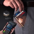 thumbnail image 4 of Cartera Delgado Minimalista RUNBOX Bloqueo RFID en Cuero, 4 of 6