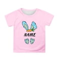 thumbnail image 5 of Boys Shirts Size 7 , Boys Shirts Size 12 , Girls Shirt,Cartoon Bunny Print Short Sleeve Tee For Kids And Teens Easter Casual Top, 5 of 5