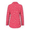 thumbnail image 5 of Enjoytime Womens Tops Collared Half Zip Pullover Long Sleeve Shirts Fall Fashion Printed Business Casual Blouses, 5 of 6