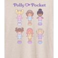 thumbnail image 3 of Polly Pocket - Polly Pocket Doll Grid - Women's Oversized Graphic T-Shirt, 3 of 5