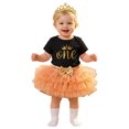 thumbnail image 4 of mgoYE Baby Girl Half 1st Birthday Outfit Romper Tutu Skirt Cake Smash Photo Shoot, 4 of 4