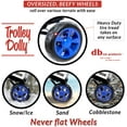 thumbnail image 2 of dbest products Trolley Dolley, Blue Foldable Shopping Cart, 2 of 5