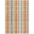 thumbnail image 2 of Addison Rugs Chantille Indoor/Outdoor Transitional Plaid Peach Washable Rectangle Rug, 8' x 10', 2 of 6