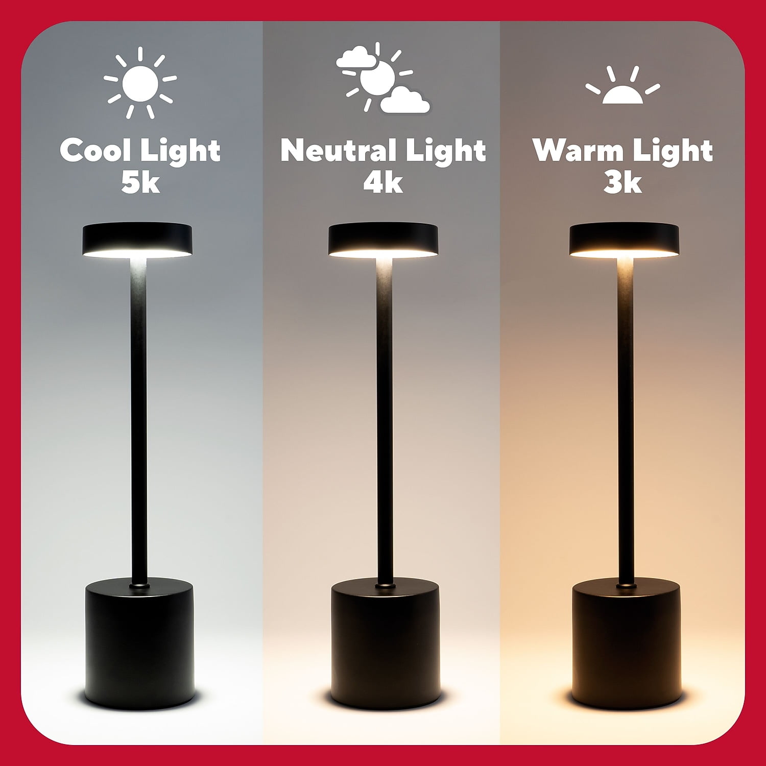 Staples TRU RED LED Desk Lamp 13.5" Black Metal (TR61984)