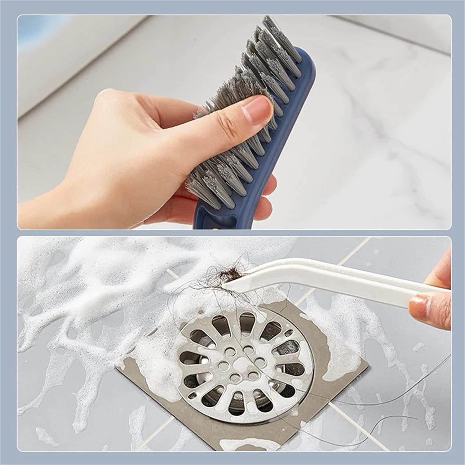 1PC Gap brush, seam brush, scraping brush, integrated bathroom floor brush,  bathroom corner brush, gap toilet cleaning brush
