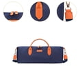 thumbnail image 6 of Almencla Portable Flute Carrying Bag 19.6x7.8x2.7inch Wear Resistant Versatile Music Instruments Bag with Shoulder Strap Flute Handbag Blue, 6 of 8