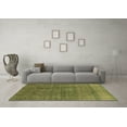thumbnail image 3 of Ahgly Company Indoor Round Oriental Brown Industrial Area Rugs, 4' Round, 3 of 4