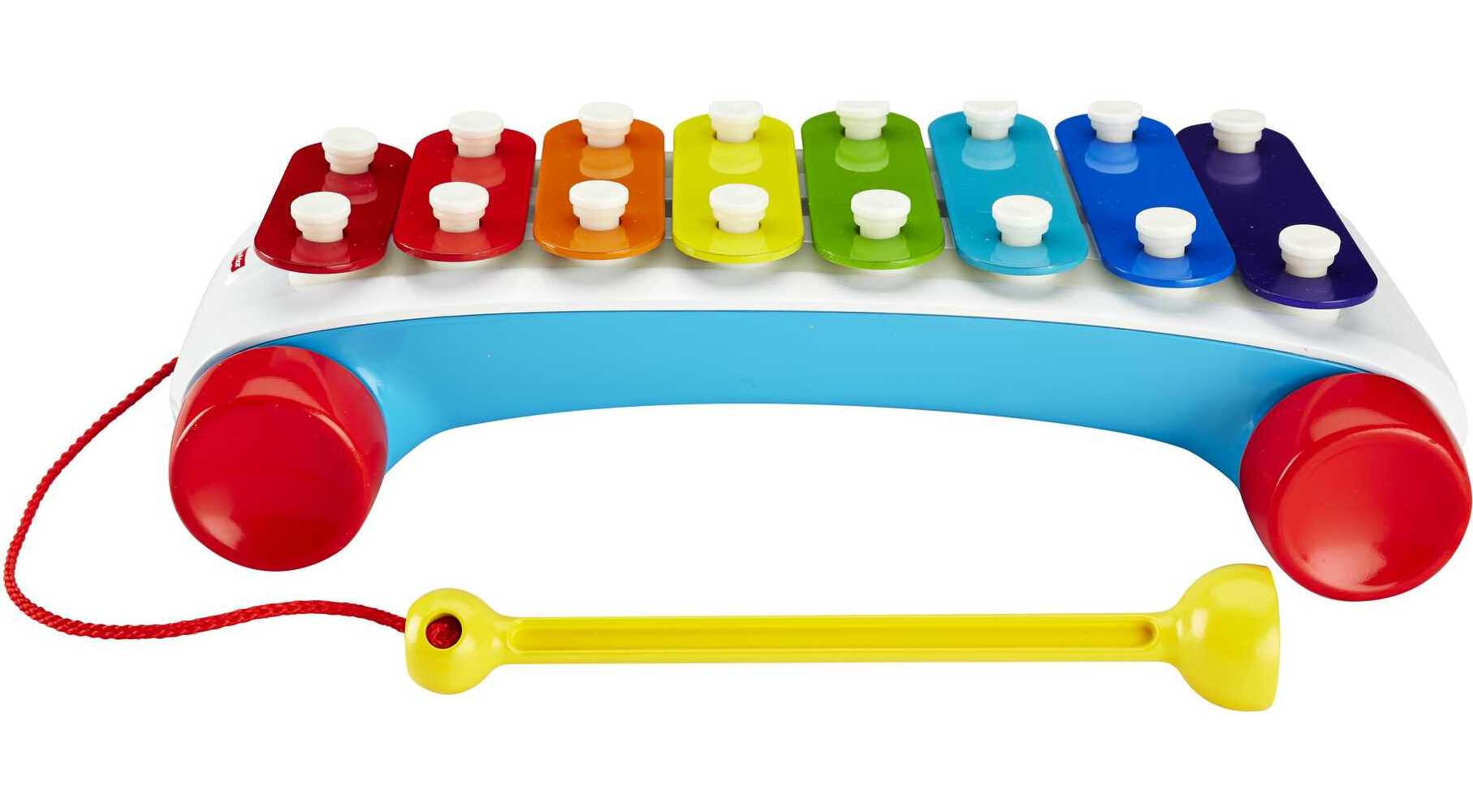 Fisher-Price Classic Xylophone Toddler Pretend Musical Instrument Pull Toy - image 3 of 6