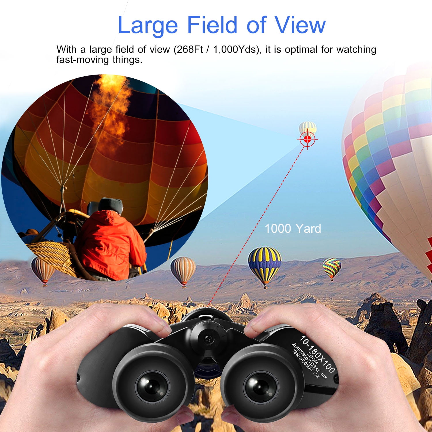 Multi-Layer Coated Aspherical Lens, 8-24x Binoculars with 50mm Objective Lenses, High-Grade BAK-4 Prisms, Compact & Portable for Bird Watching, Outdoor, Sports, Concerts, Stargazing