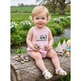 thumbnail image 5 of BemeyourBBs Baby Boy Girl Summer Clothes Baby Girls Boys Newborn Hospital Going Home Outfit Bubble Romper Overalls New to the Club Golf-themed Embroidered Sleeveless Jumpsuit Overall Playsuit, 5 of 9