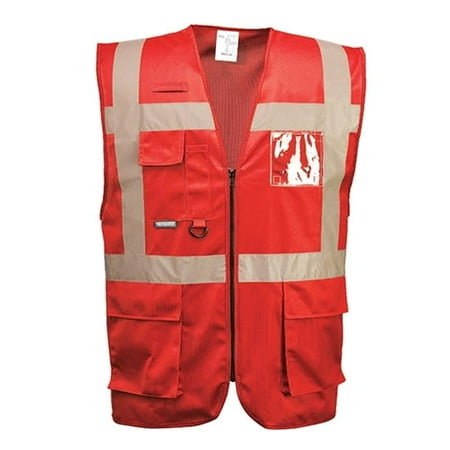 

Portwest F476 Iona Executive Vest Red X-Large