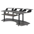 thumbnail image 5 of Pemberly Row Contemporary Wood Music Recording Studio Desk in Black Oak, 5 of 8
