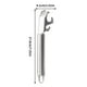 thumbnail image 2 of Abridor de botellas de acero inoxidable | Herramienta de cocina duradera con sacacorchos | Empuñadura ergonómica | Resistente a la oxidación | Compacto y ligero | Fácil de limpiar | Bar y uso, 2 of 4