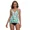 green, variant on Attraco Women Tankini Set Solid Color Swimwear Swim Sets Shoulder Straps V Neck Cake Hemline Bathing Suit