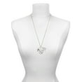 thumbnail image 3 of Delight Jewelry Silvertone Scroll Cross with Antiqued Decoration Let Things Go Fall Zoey Charm Necklace, 28", 3 of 4