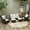Brown Grey+Off White, variant on Weather - resistant Frame - Water - resistant Cushions - Garden Retreat - Comfortable Outdoor Seating