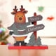 thumbnail image 4 of 3 Pieces Christmas Table Decorations Signs Truck Santa Snowman Christmas Tree Wooden Table Decorations Xmas Table Signs For Holi Christmas, 4 of 5