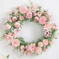 thumbnail image 2 of Barhoo Wreath for Wall Clearance! Simulation Garland Door Decoration Ornaments Mori Colorful Garland Window Wedding Decoration Photography Props Peony Wreaths for Front Door Clearance Sale, 2 of 4