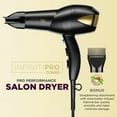 thumbnail image 2 of InfinitiPRO by Conair 1875 Watt Salon Hair Dryer for Coarse, Thick, Wavy, Curly, and Frizzy Hair 575GNX, 2 of 8